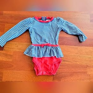 Ruffle Butts Gingham One-piece